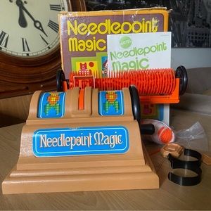 1975 Mattel Needlepoint Magic / vintage needlepoint loom